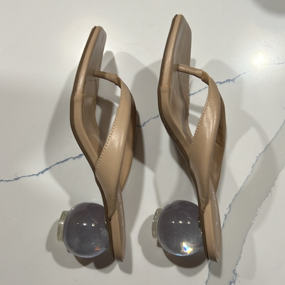 Corteta Thong Ball-Heel Sandals